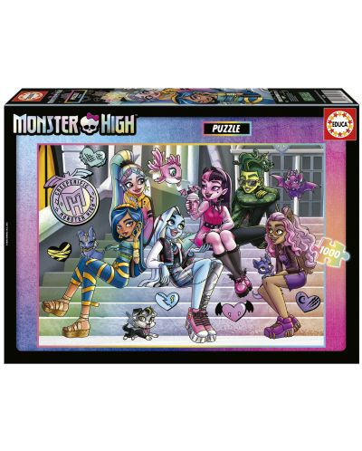 Пъзел Educa от 1000 части - Monster High - 1