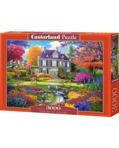 Пъзел Castorland от 3000 части - Градината от мечтите - 1