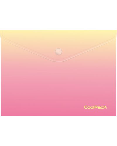 Папка с копче Cool Pack - A4, Gradient Peach - 1