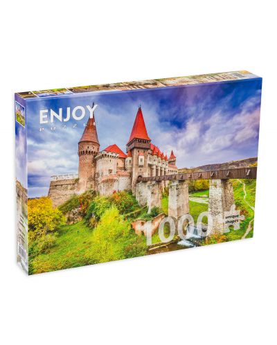 Пъзел Enjoy от 1000 части - Замъкът Корвин, Румъния - 1