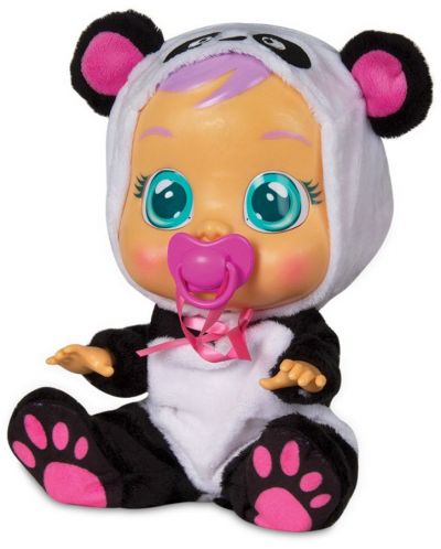 Детска играчка IMC Toys Crybabies – Плачещо със сълзи бебе, Панди - 1