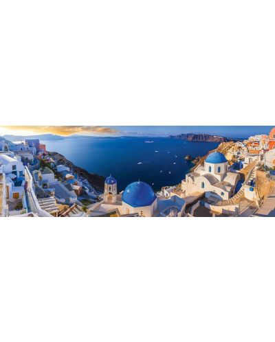 Панорамен пъзел Eurographics от 1000 части - Санторини, Гърция - 2