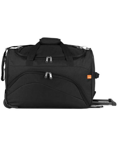 Пътна чанта на колела Gabol Week Eco - Черна, 50 cm - 1
