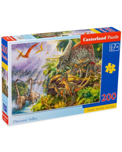 Пъзел Castorland от 200 части - Долината на динозаврите - 1