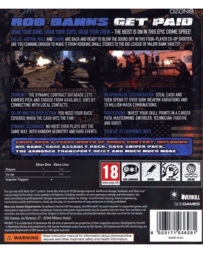 Payday 2 - Crimewave Edition (Xbox One) - 4