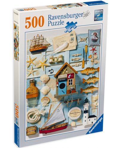 Пъзел Ravensburger от 500 части - Морски усет - 1