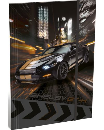 Папка с ластик А4 Lizzy Card - Ford Mustang Shelby - 1