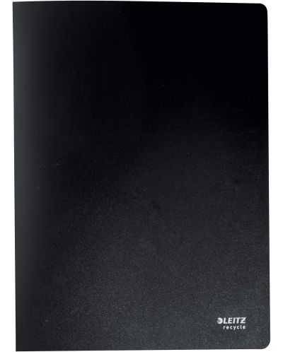 Папка Leitz - С 20 джоба, А4, черна - 1