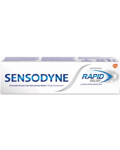 Sensodyne Паста за зъби Rapid Relief Whitening, 75 ml - 1