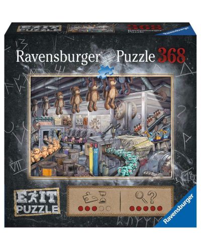 Пъзел-загадка Ravensburger от 368 части - Страшна лаборатория - 1