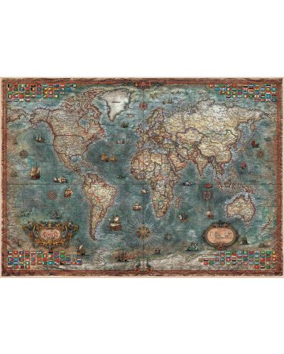 Пъзел Educa от 8000 части - Историческа карта на света - 2
