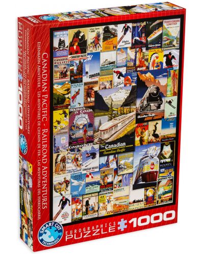 Пъзел Eurographics от 1000 части - Приключения в Канада - 1
