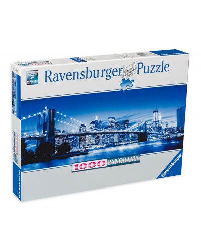 Панорамен пъзел Ravensburger от 1000 части - Светлия Ню Йорк - 1
