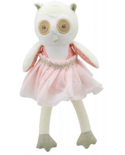 Парцалена кукла The Puppet Company - Бухал с рокля, 30 cm - 1