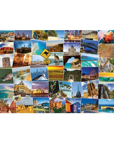 Пъзел Eurographics от 1000 части – Пътешественик на Австралия - 2