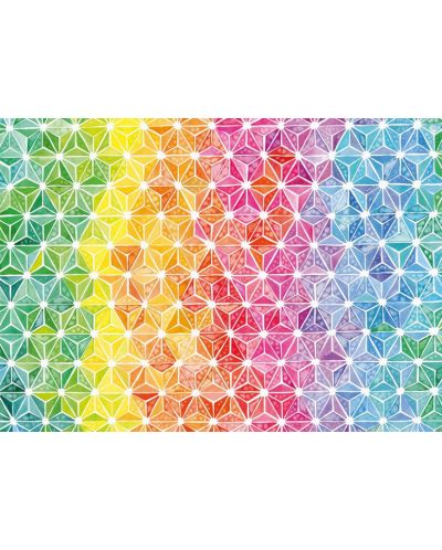 Пъзел Schmidt от 1000 части - Цветни триъгълници - 2