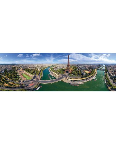 Панорамен пъзел Eurographics от 1000 части - Париж, Франция - 2