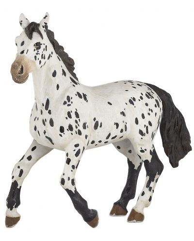 Фигурка Papo Horses, foals and ponies – Кобила, порода Апалуза, черна - 1
