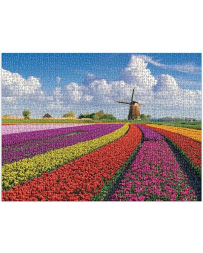 Пъзел Good Puzzle от 1000 части - Цветя в Холандия - 2