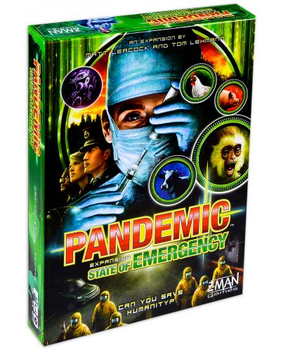 Разширение за настолна игра Pandemic - State of Emergency - 2