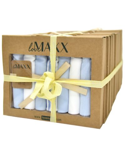 Памучни кърпи LoveMAXX - 7 броя, 20 х 20 cm, сини - 1