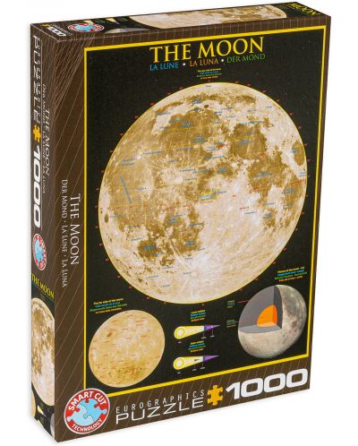 Пъзел Eurographics от 1000 части - Луната - 1
