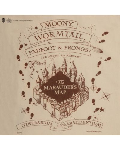 Пазарска чанта Cine Replicas Movies: Harry Potter - Marauder's Map - 3