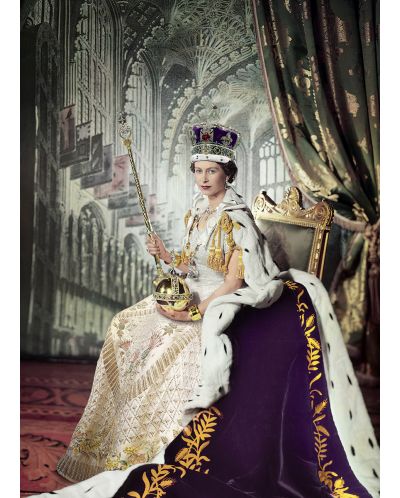Пъзел Eurographics от 1000 части - Кралица Елизабет II - 2