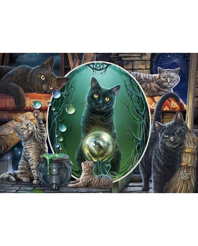 Пъзел Schmidt от 1000 части - Магически котки, Лиса Паркър - 2