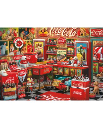 Пъзел Schmidt от 1000 части - Магазин за Кока Кола - 2