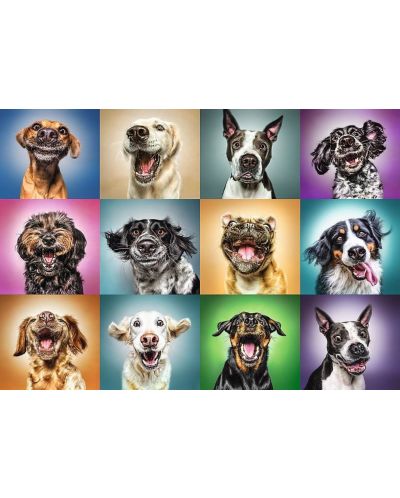 Пъзел Trefl от 1000 части - Забавни портрети на кучета - 2