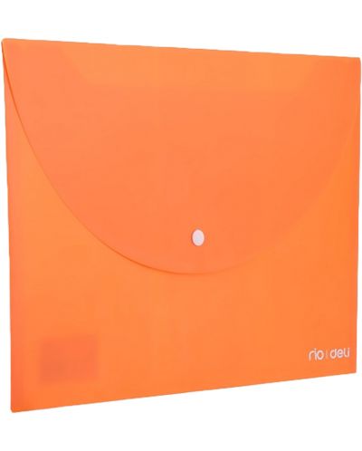 Папка с копче Deli Rio - E38131, А4, оранжева - 1