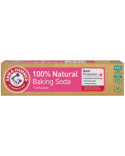 Arm & Hammer Паста за зъби 100% Natural Baking Soda Gum Protection, 75 ml - 1