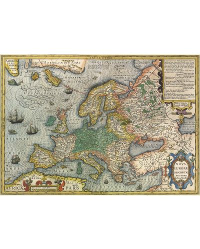 Пъзел Educa от 1000 части - Карта на Европа - 2