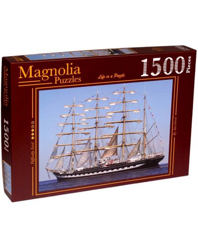 Пъзел Magnolia от 1500 части - Голям търговски кораб - 1