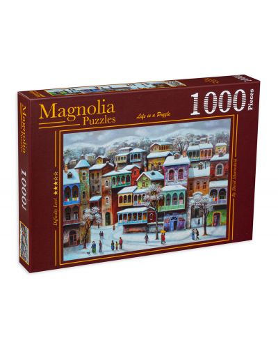 Пъзел Magnolia от 1000 части - Сняг в Тбилиси - 1