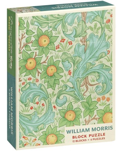 Пъзелни кубчета Pomegranate от 12 части - Градина, Уилям Морис - 1