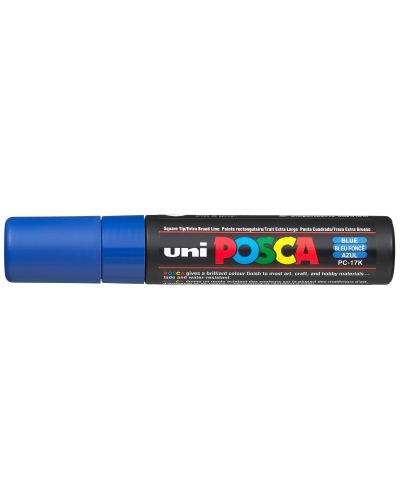 Перманентен маркер Uniball Posca на водна основа – Син, 15.0 mm - 1