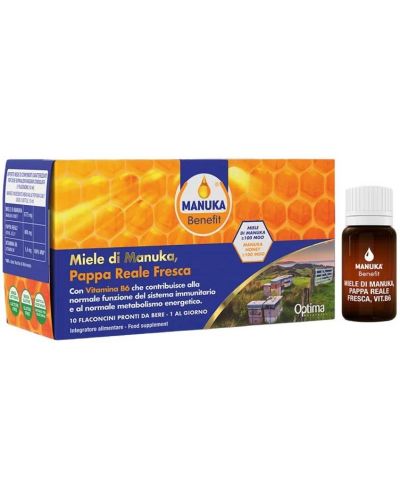 Manuka Benefit Пчелно млечице с мед от манука и витамин B6, 100 ml, Optima Naturals - 1