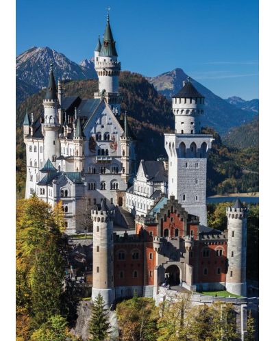 Пъзел Jumbo от 1000 части - Замъкът Нойшванщайн, Германия - 2