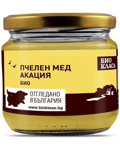 Пчелен мед от акация, 450 g, Био Класа - 1