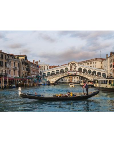Пъзел Jumbo от 1000 части - Мостът Риалто, Венеция - 2