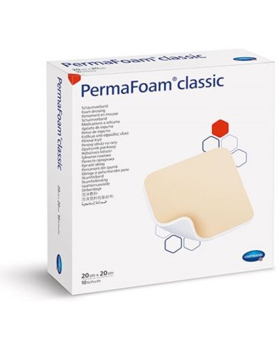 PermaFoam Classic Хидроактивна превръзка, 20 х 20 cm, 1 брой, Hartmann - 2
