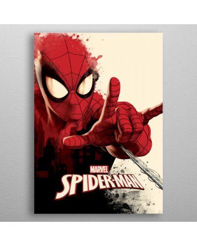 Метален постер Displate - Spider Man - Peter Parker - 3