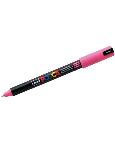 Перманентен, ултра фин маркер Uni Posca - PC-1MR, 0.7 mm, розов - 1