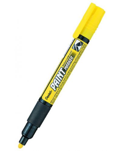 Перманентен маркер Pentel Paint MМP20 - 4.0 mm, жълт - 1