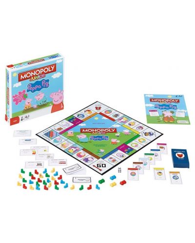 Настолна игра Monopoly Junior - Peppa Pig - 4