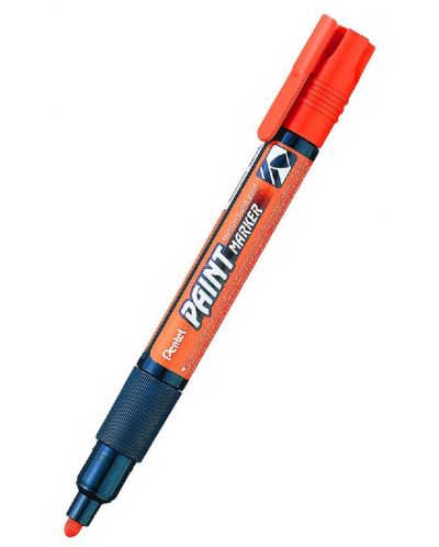 Перманентен маркер Pentel Paint MМP20 - 4.0 mm, оранжев - 1