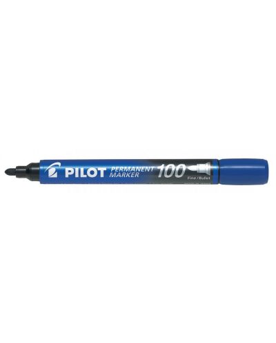 Перманентен маркер Pilot 100 - Син - 1
