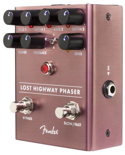 Педал за звукови ефекти Fender - Lost Highway Phaser, червен - 2